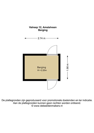 Floorplan - Valreep 12, 1186 VZ Amstelveen